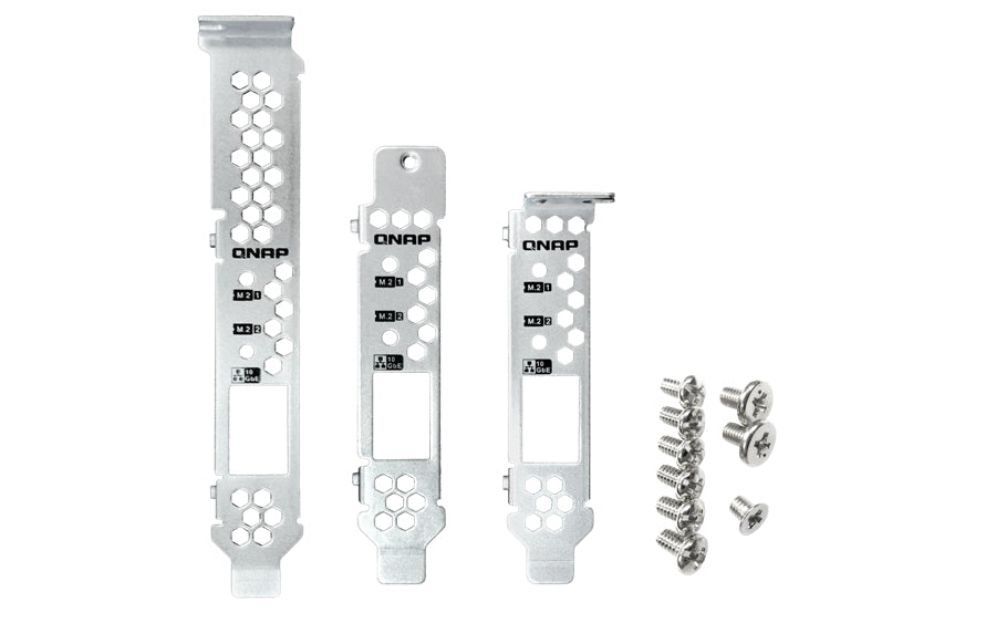 QNAP BRKT-QM2-10G1T Halterung – für QM2-2S10G1T/2S10G1TA/2P10G1T/2P10G1TA – Grau