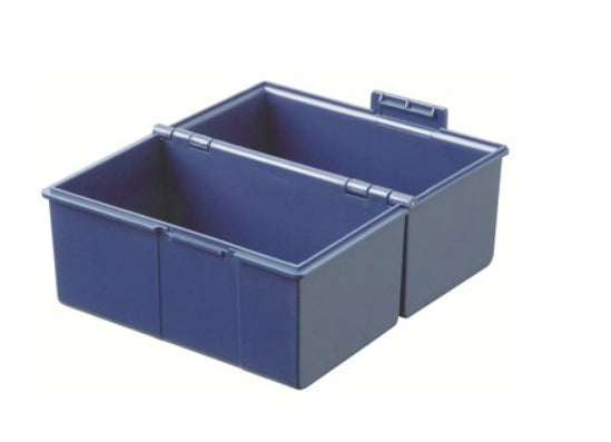 HAN Karteikasten 976-14 – für A6 – mit Deckel, für 400 Karten, Polystyrol (PS), blau, 95 × 128 × 165 mm