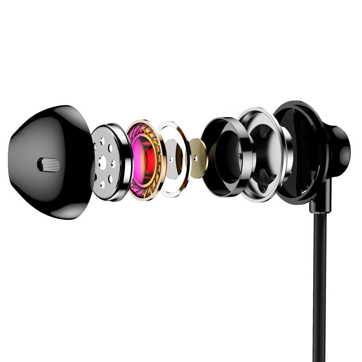 Baseus Encok H06 – In-Ear Headset – 3,5 mm Klinke, 1,2 m Kabel – Schwarz