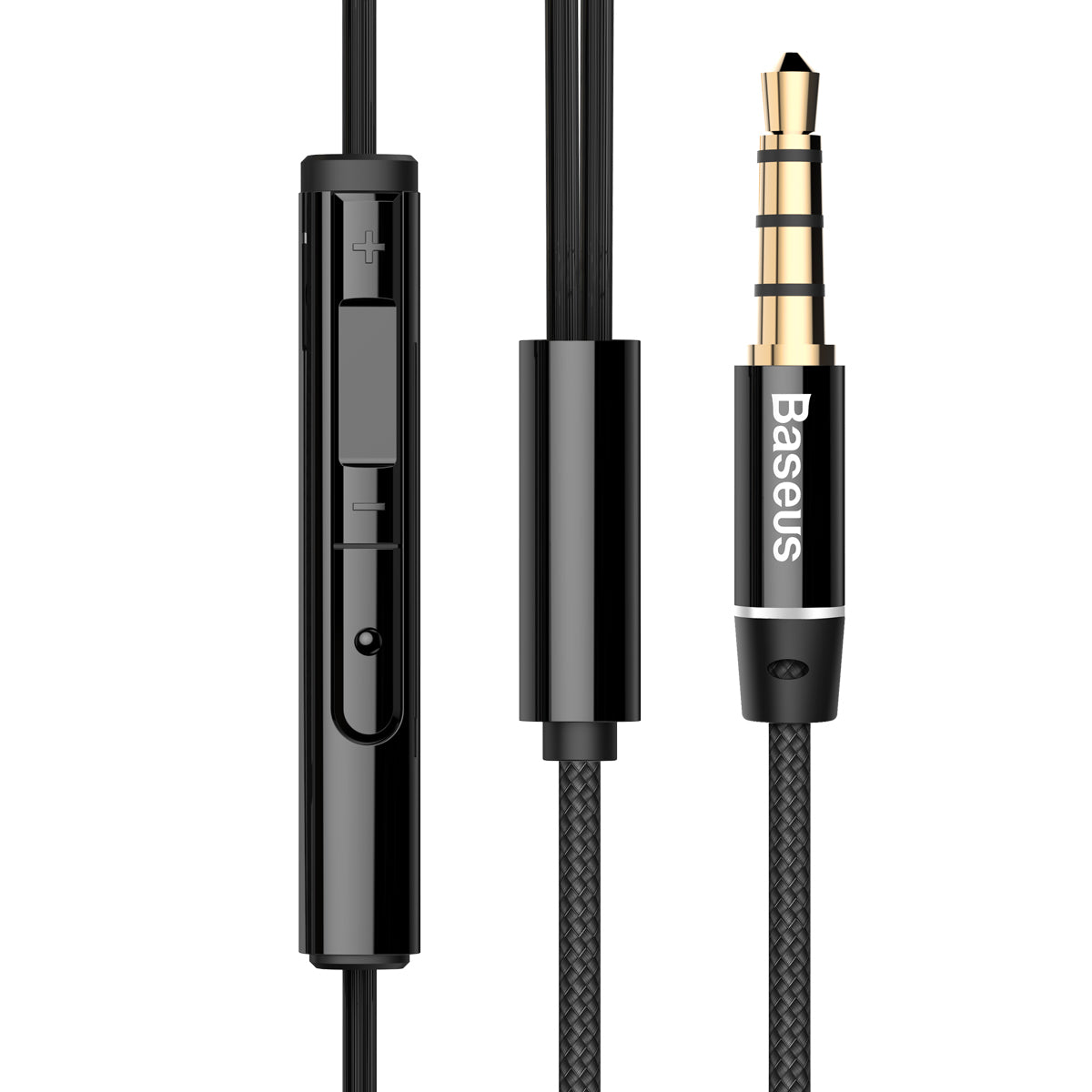 Baseus Encok H06 – In-Ear Headset – 3,5 mm Klinke, 1,2 m Kabel – Schwarz