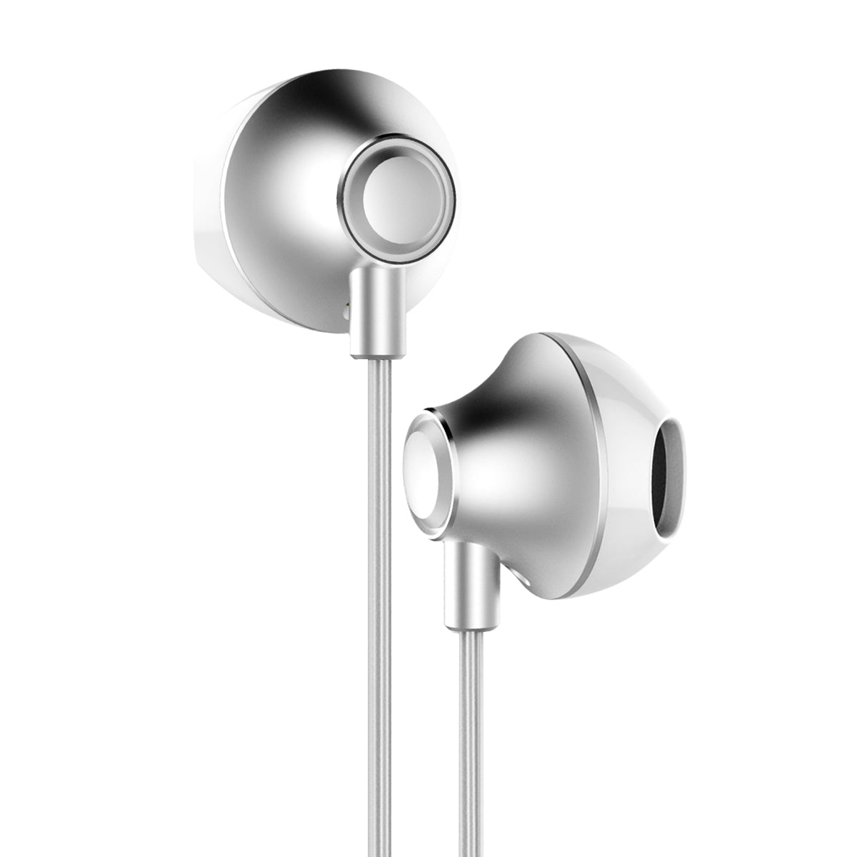 Baseus Encok H06 – In-Ear Headset – 3,5 mm Klinke, mit Mikrofon – Silber