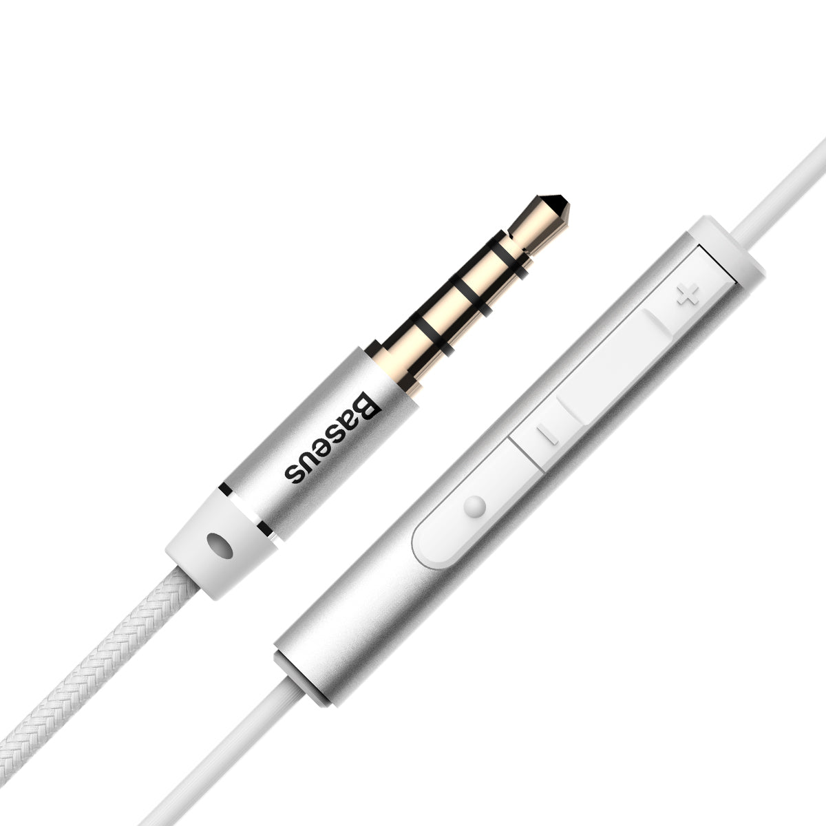 Baseus Encok H06 – In-Ear Headset – 3,5 mm Klinke, mit Mikrofon – Silber