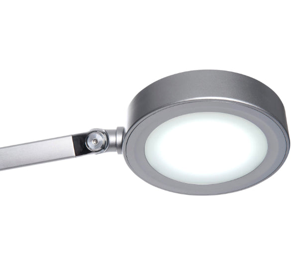 MAULgrace Tischleuchte – 3000–6500 K, dimmbar, Touchfeld, 300 lm, silber