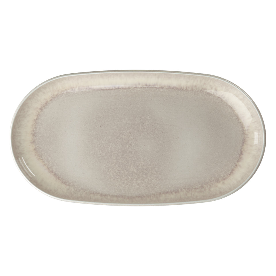 Villeroy & Boch Servierteller Perlemor – 18,1 × 34,2 × 3,2 cm, Porzellan, spülmaschinenfest