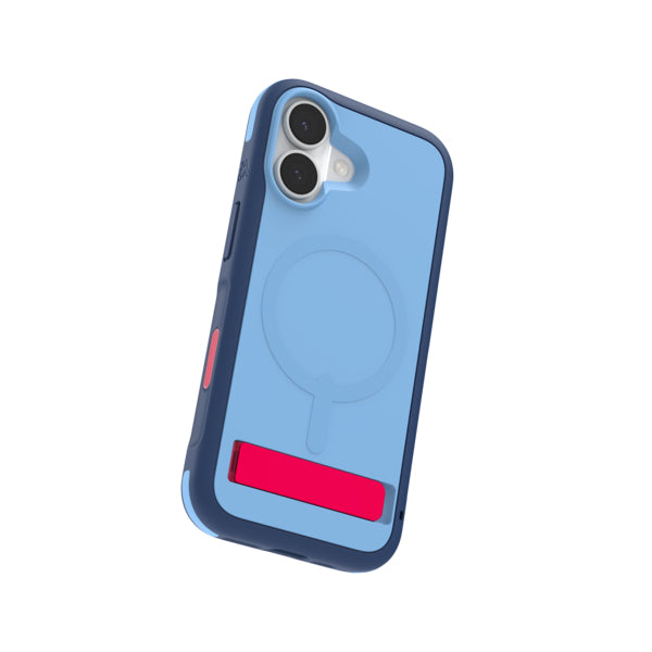 ZAGG Sedona Snap Backcover – für Apple iPhone 17 – MagSafe, mit Ständer, Graphen, Blau, bis 4 m Sturzsicher