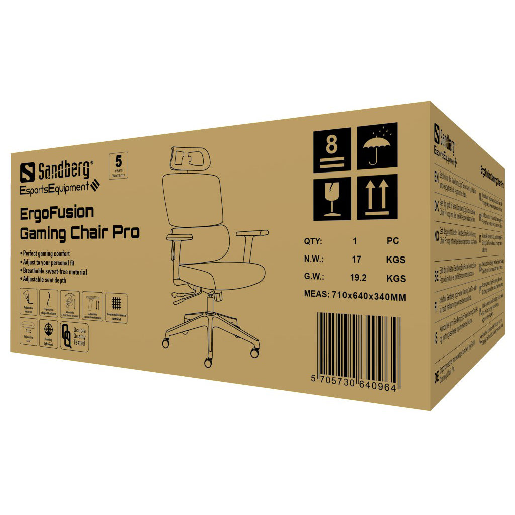 Sandberg Konferenzstuhl ErgoFusion Gaming Chair Pro