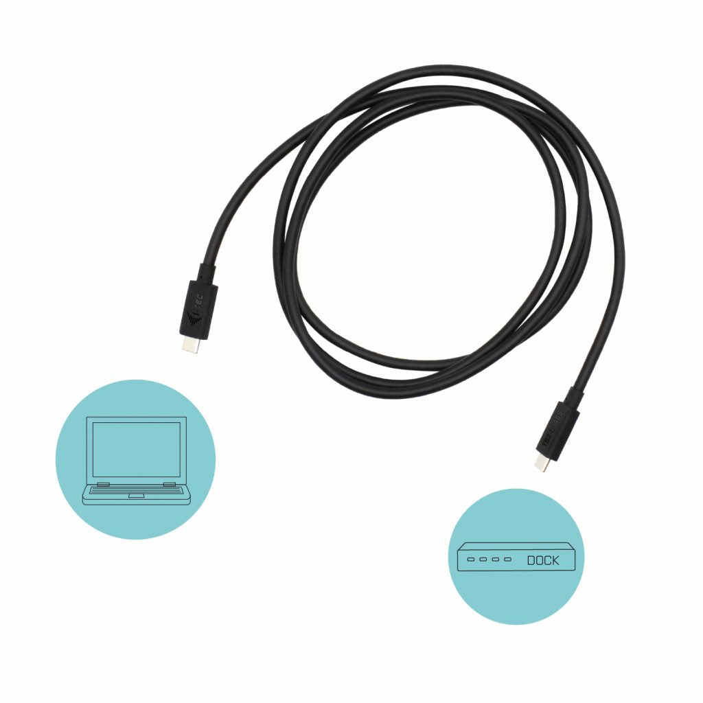 i-tec USB-C-zu-USB-C-Datenkabel – 1,5 m