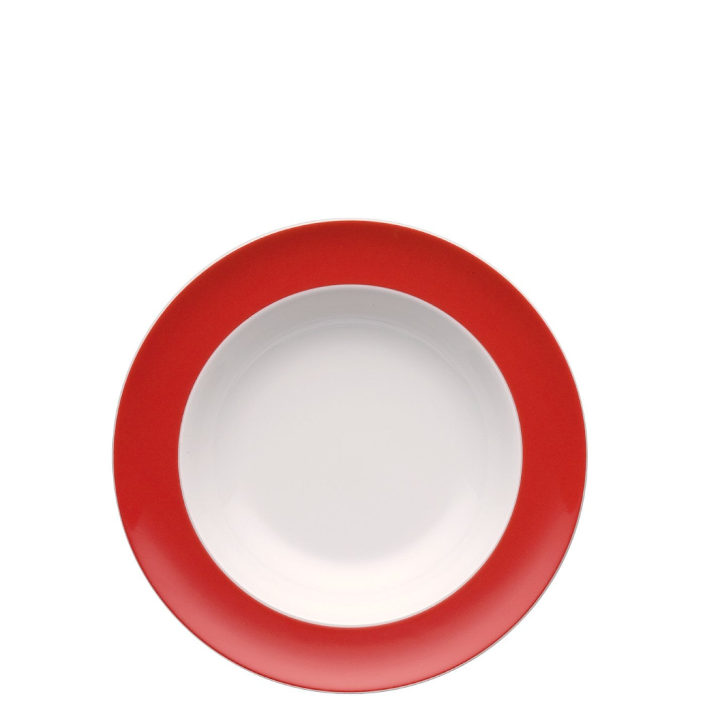 Thomas Suppen- & Pastateller Sunny Day – Ø 23 cm, H 4 cm, Porzellan, Rot