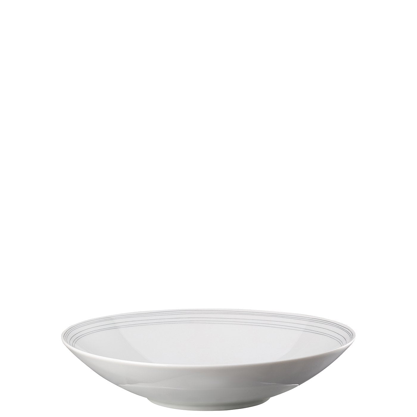 Rosenthal Suppenteller TAC Gropius – Ø 24 cm, Porzellan, Dunkelgrau
