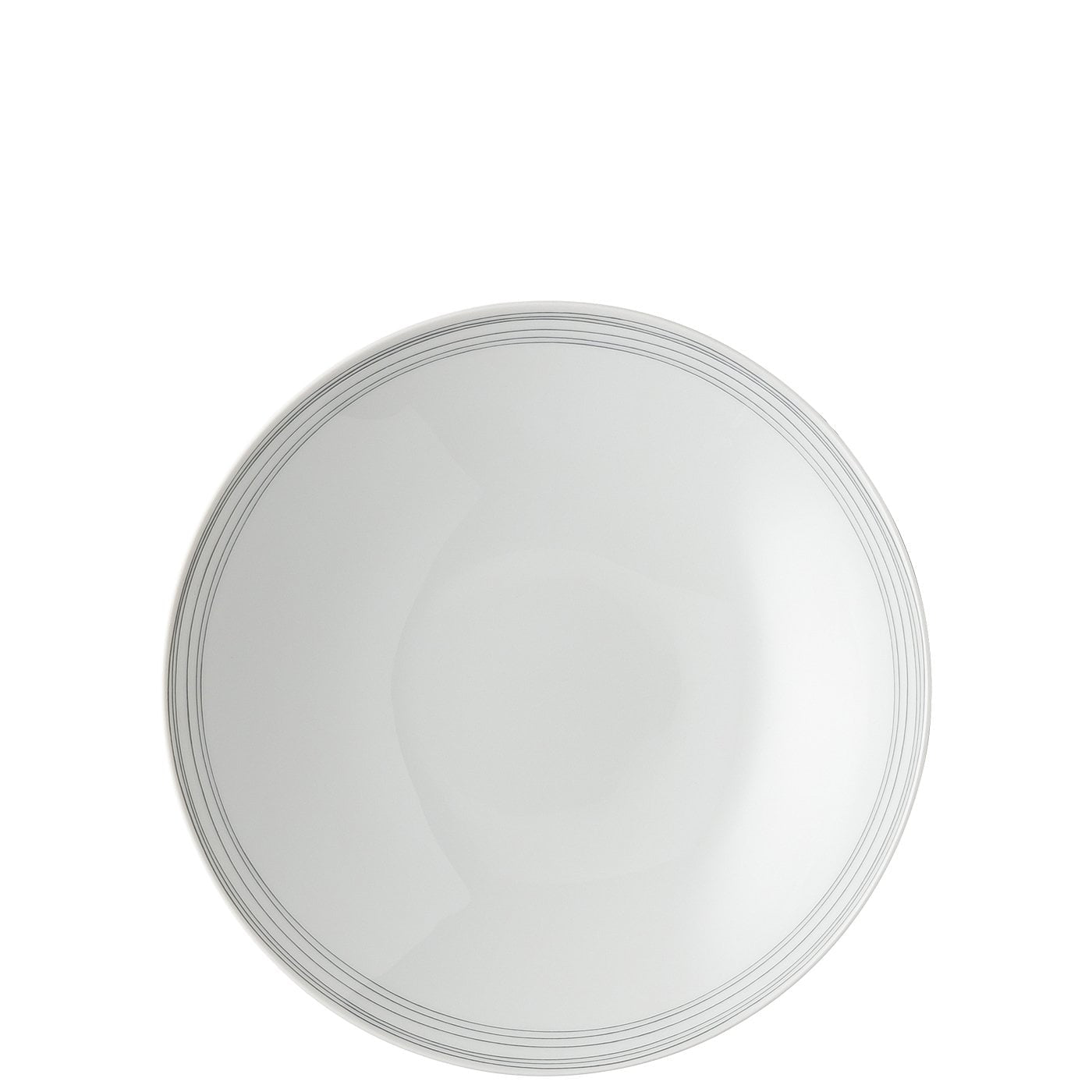 Rosenthal Suppenteller TAC Gropius – Ø 24 cm, Porzellan, Dunkelgrau
