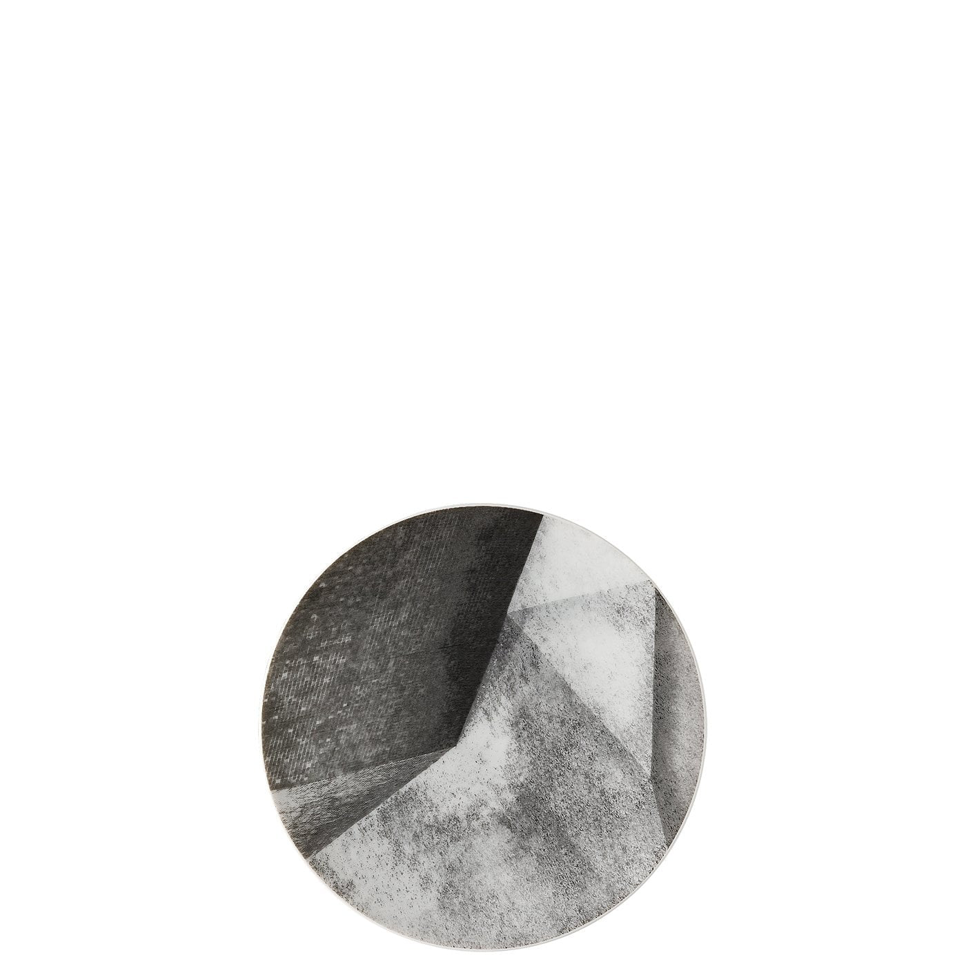 Rosenthal Brotteller TAC Stripes 2.0 – Ø 16 cm, Porzellan, Dunkelgrau