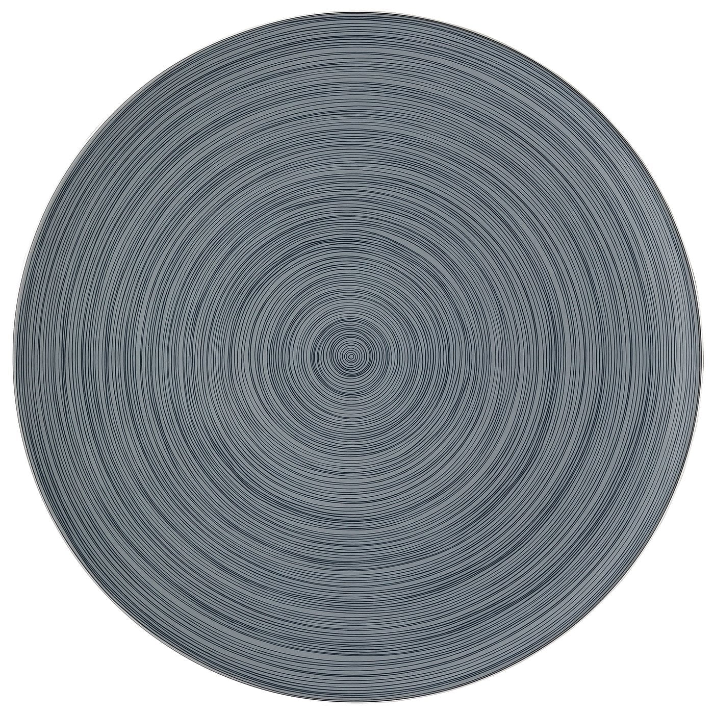 Rosenthal TAC Gropius Platzteller – Ø 33 cm, Porzellan, Dunkelgrau
