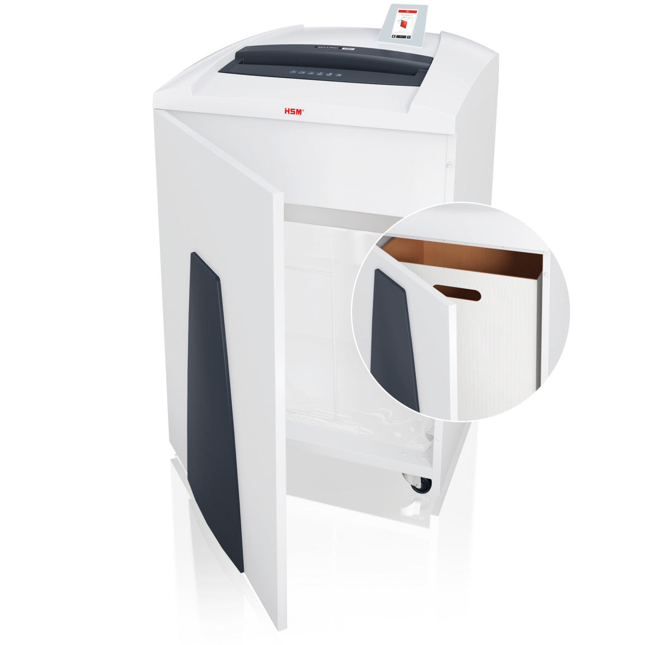 HSM SECURIO P44i – Aktenvernichter, DIN P-5, Partikelschnitt 1,9 × 15 mm, 25 Blatt, 205 l