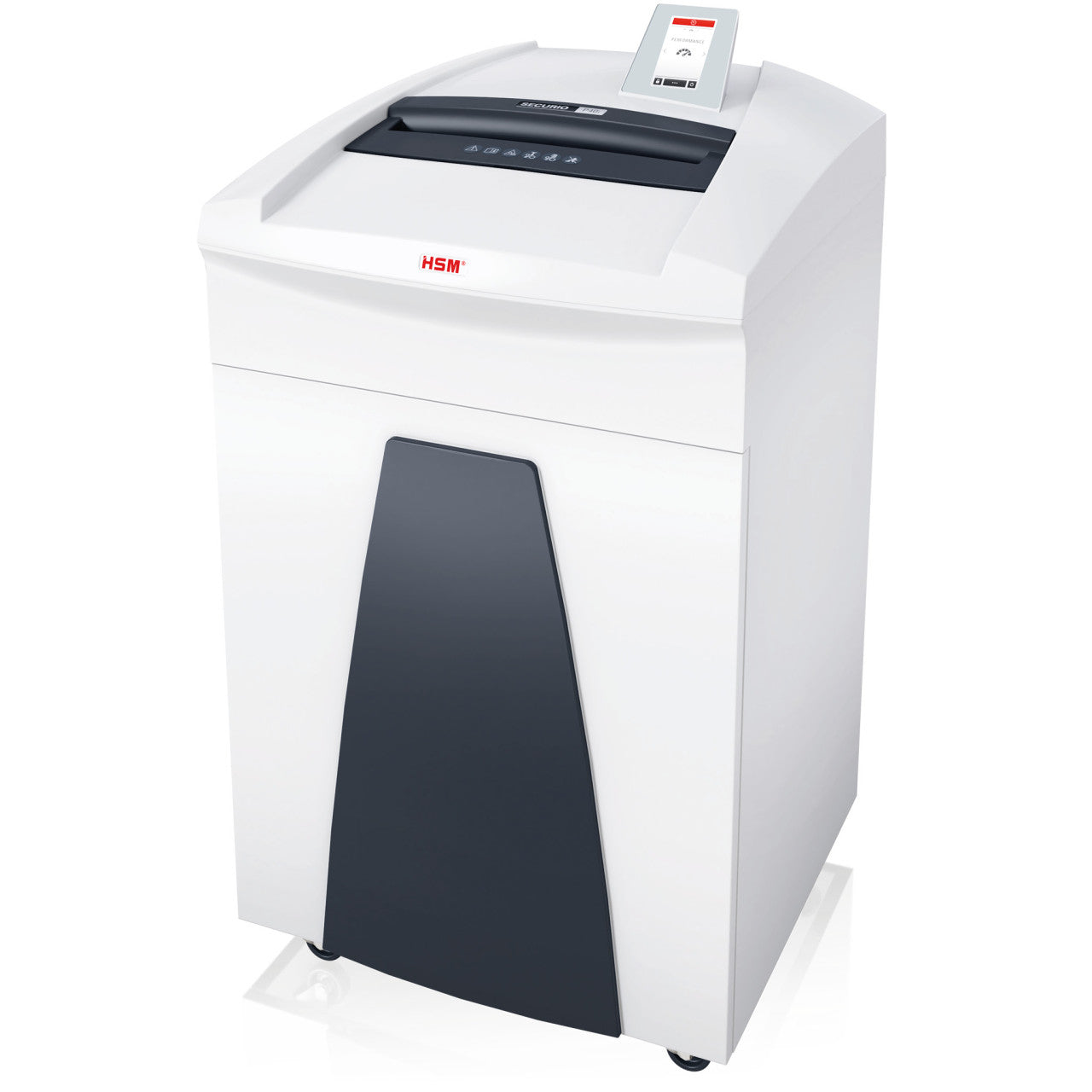 HSM Securio P40i – Aktenvernichter, DIN P-7, Partikelschnitt 1 × 5 mm, 9 Blatt, 145 l