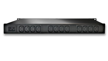 Güde Gude Controller – 230 V, 16 A, C20 IN, 12× C13 OUT, 1U – Schwarz – 8041-1 Expert Power Control