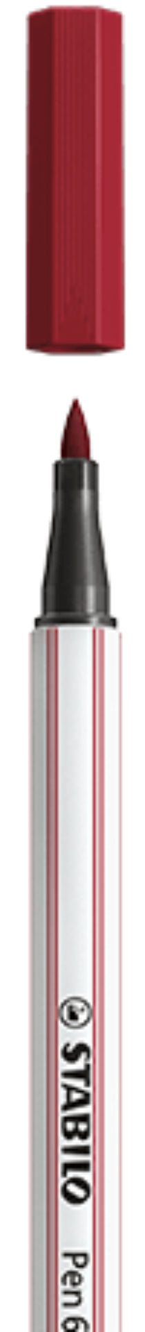 STABILO Pen 68 Pinselstift – Pinselspitze, wasserbasiert, Violett