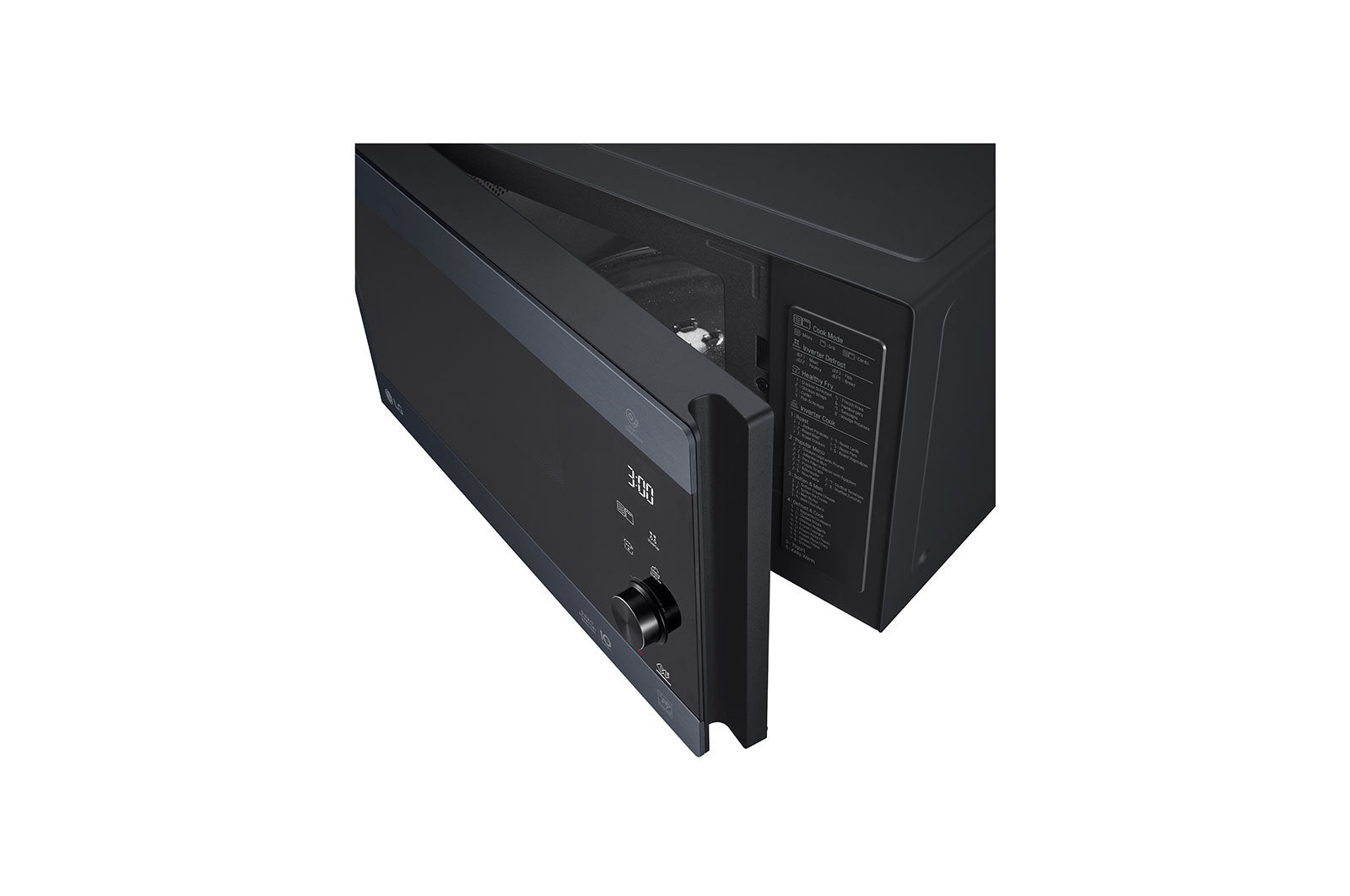 LG Grill-Mikrowelle MH6565CPBW – 25 l, Grill & Inverter, 1000 W – Schwarz