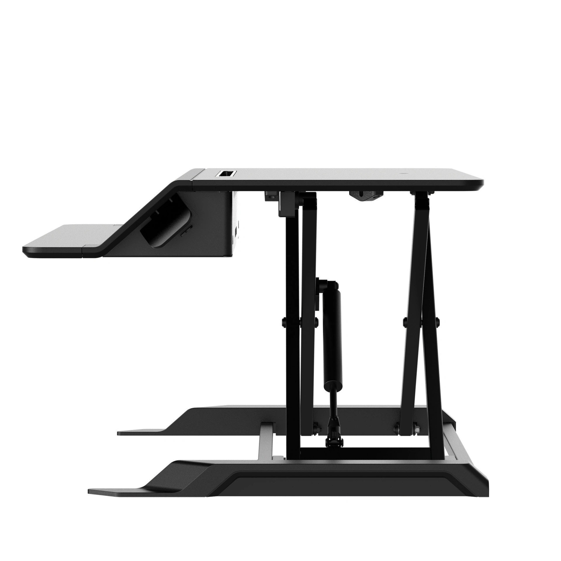 Fellowes Stehtisch – Schwarz – für Lotus Monitorarm, Lotus Doppel-Monitorarm – höhenverstellbar