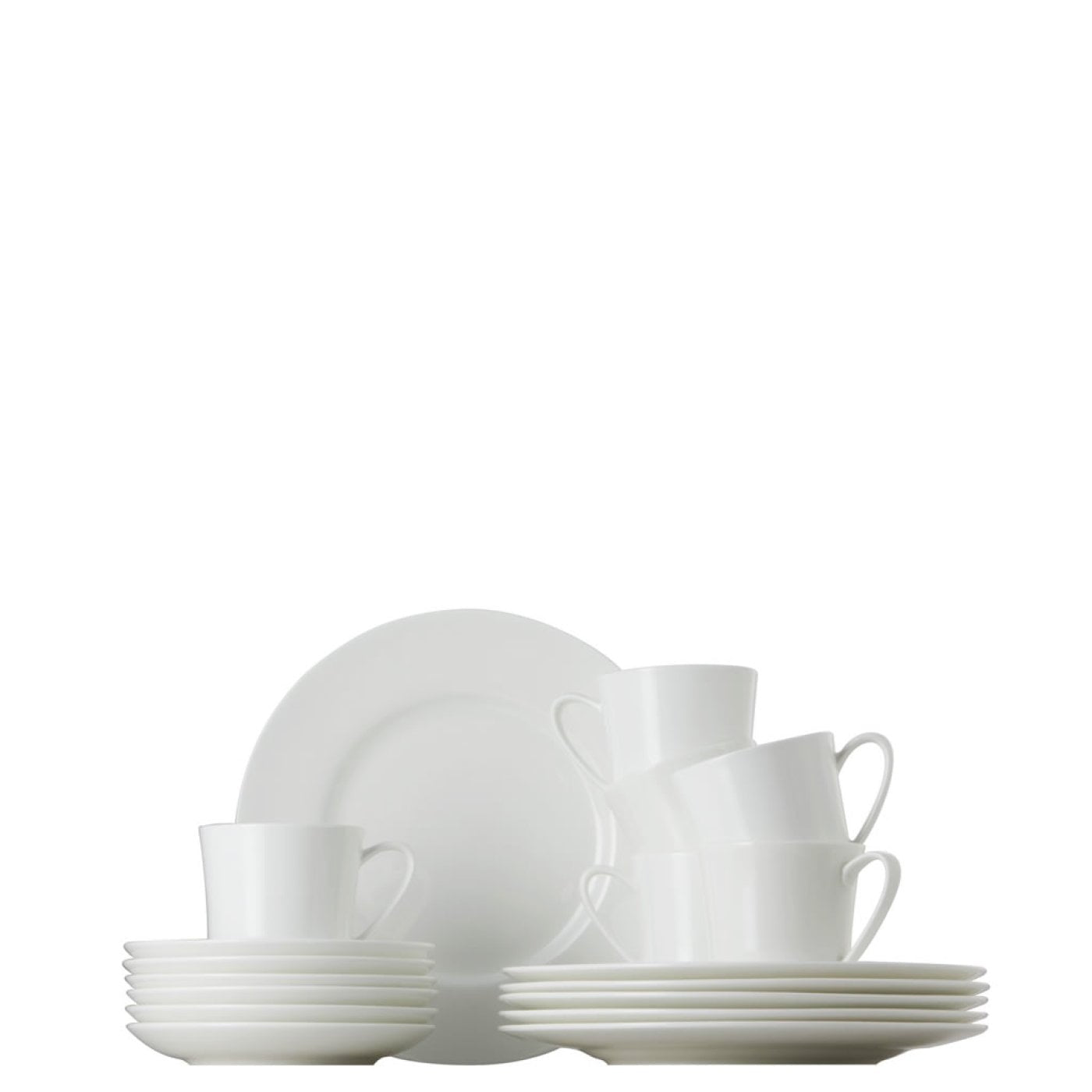 Rosenthal Frühstücks- & Dessertteller Jade – New Bone China, Weiss, spülmaschinenfest, mikrowellengeeignet