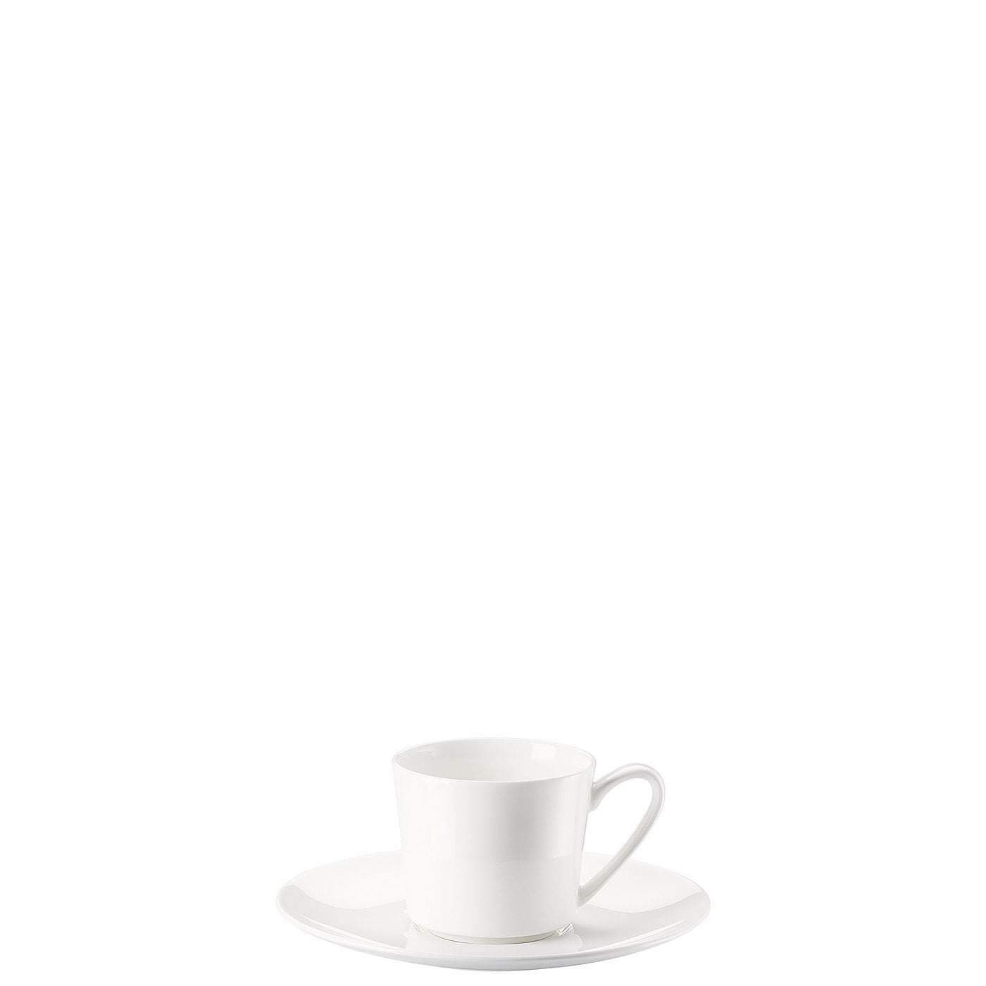 Rosenthal Jade Untertasse – 6er Set, Knochenporzellan, Weiss