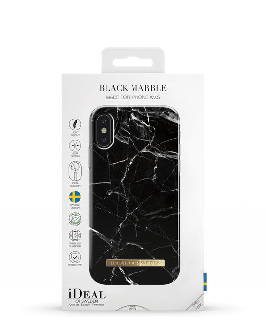 Ideal of Sweden – Backcover – für Apple iPhone X/XS – Schwarz Marmor – PC