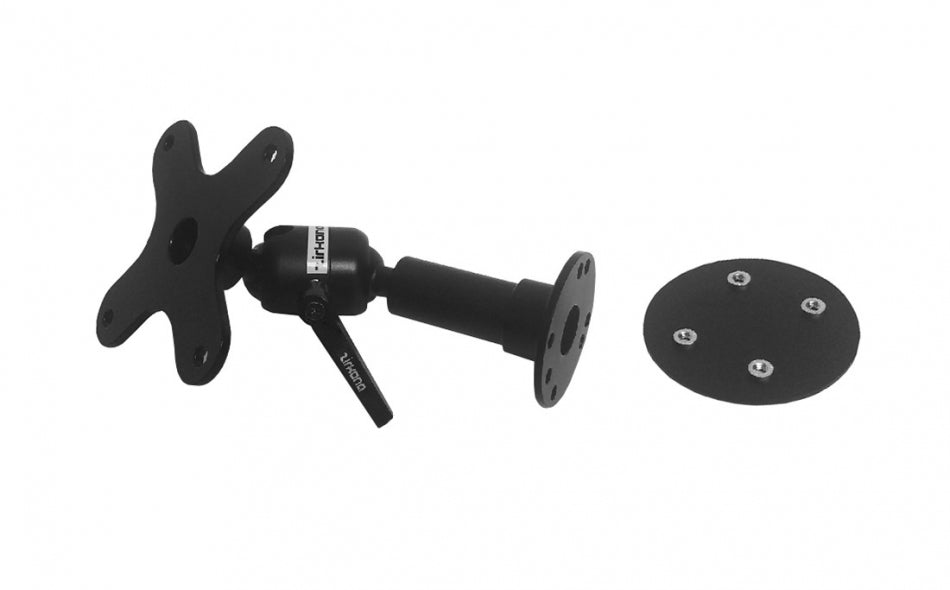 Gamber-Johnson Zirkona Medium Joiner – VESA-Adapterplatte – VESA 75×75 mm, Aluminium, mit Rückplatte, Schwarz
