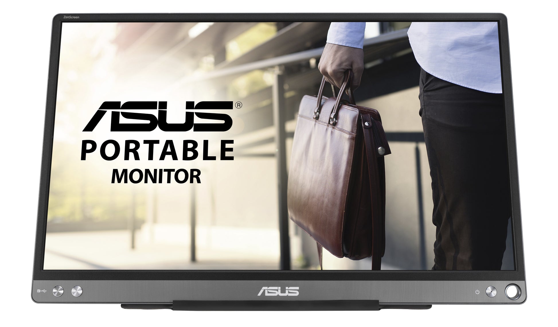 ASUS ZenScreen MB16ACE – Portabler Monitor, 15,6", 1920 × 1080 (Full HD), LED, USB-C, Grau