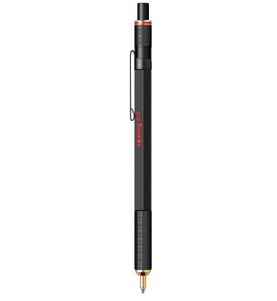 Rotring Kugelschreiber – Schwarz, Metall