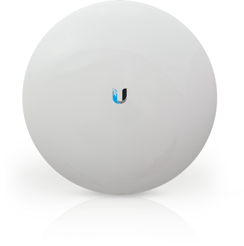 Ubiquiti NanoBeam 5AC Gen2 NBE-5AC-GEN2 – 5 GHz Funkbrücke, 2× GbE, PoE, bis 15,0 km, 450 Mbit/s, Weiss