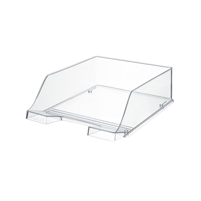HAN 1047-23 – Briefkorb für A4, hoch, Kunststoff, transparent, 255 × 105 × 348 mm