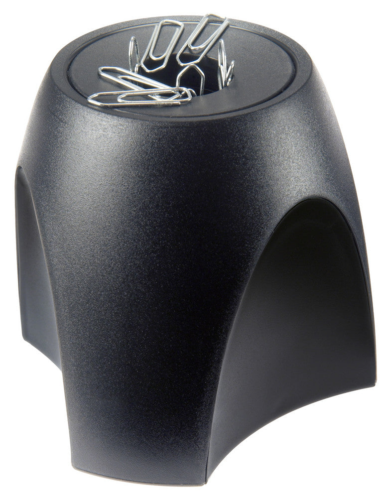 HAN Klammernspender – magnetisch, Polystyrol (PS), schwarz, 99 × 94 × 99 mm