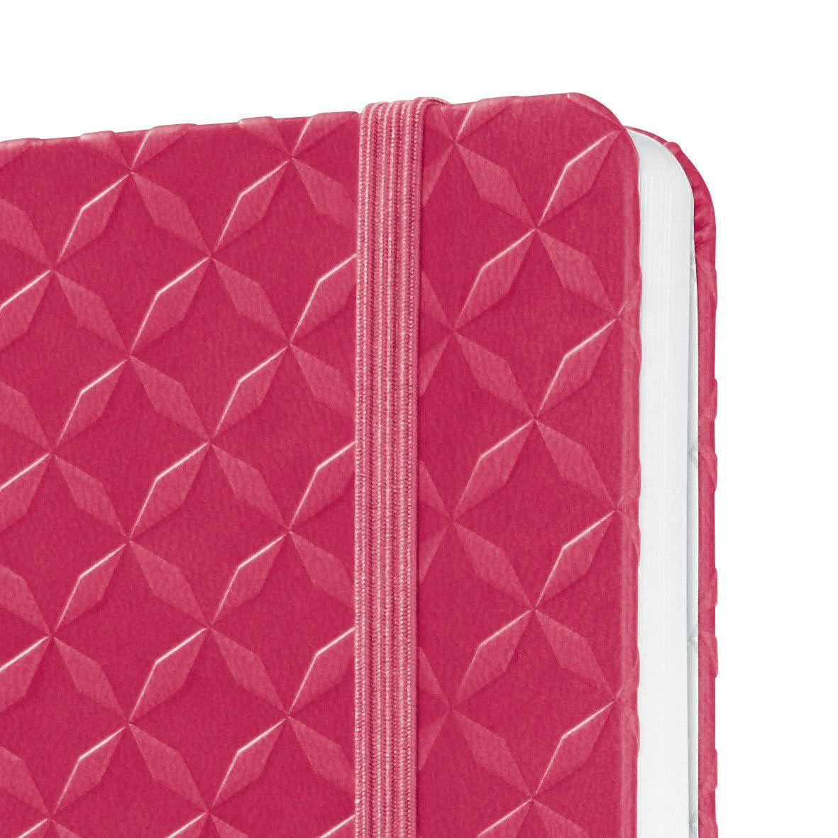 Sigel Notizbuch A5, liniert, Fadenheftung, Hardcover, 174 Seiten, perforiert, 80 g/m² – fuchsia