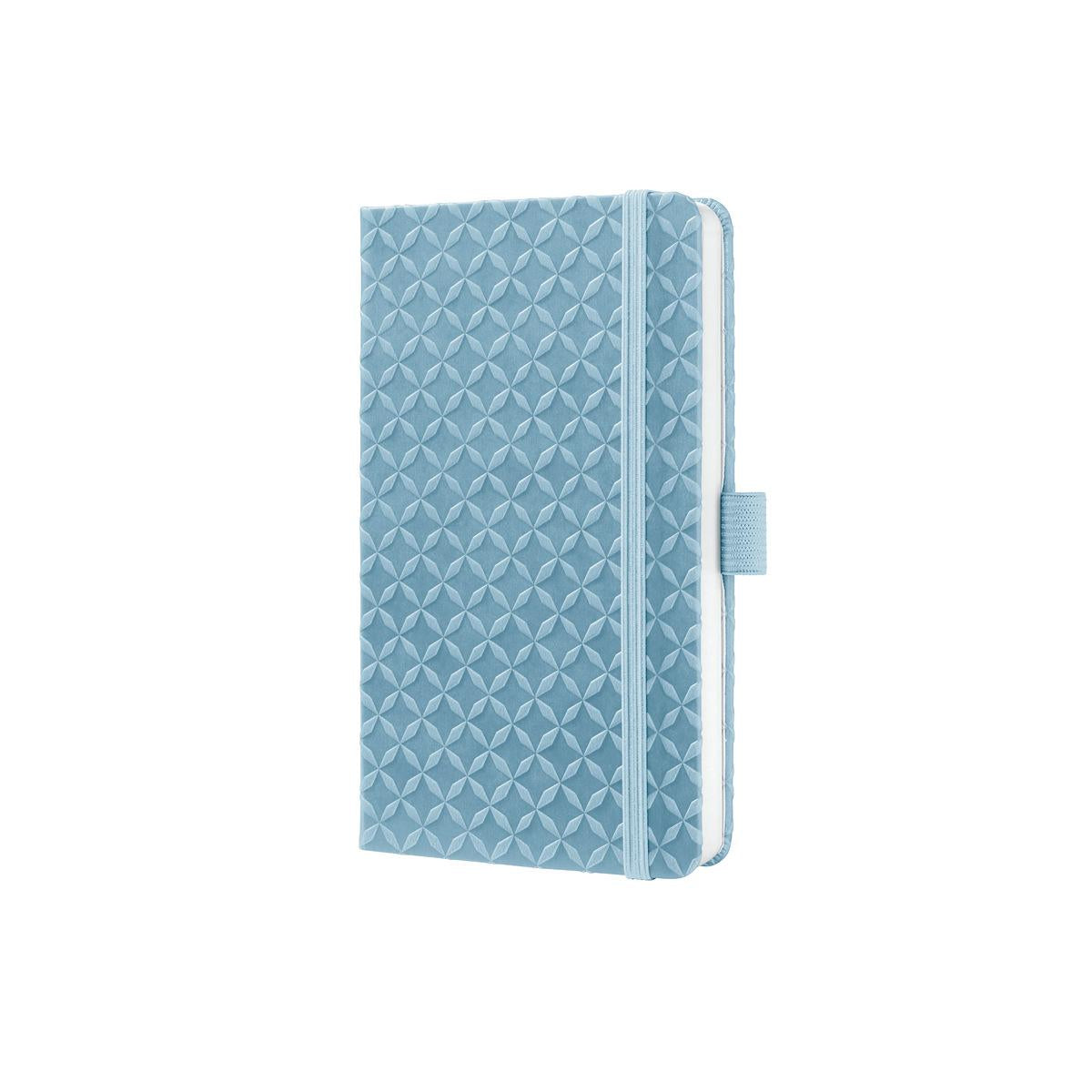 Sigel Notizbuch, A6, liniert, Fadenheftung, 174 Seiten, perforiert, 80 g/m² – blau