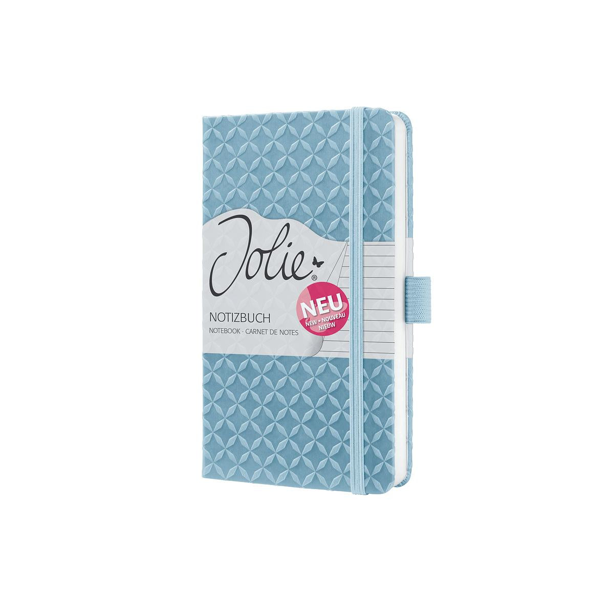 Sigel Notizbuch, A6, liniert, Fadenheftung, 174 Seiten, perforiert, 80 g/m² – blau