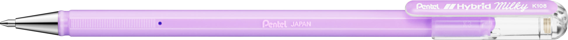 Pentel Gelschreiber – Violett, 0,4 mm, für dunkles Papier, Kappe
