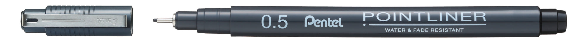 Pentel Pointliner Fineliner 0,5 mm – schwarz – wasserfest