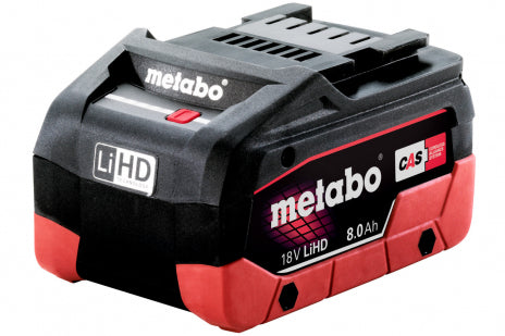 Metabo LIHD Akku 18 V 8 Ah (144 Wh) – 1 Stk – für CAS
