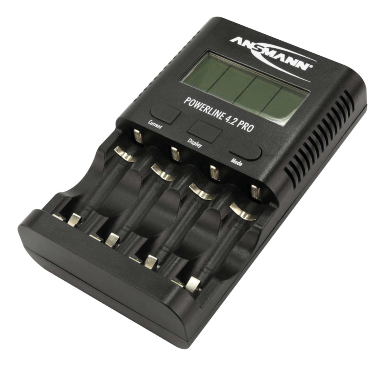 Ansmann Powerline 4.2 Pro Batterieladegerät 4× – für NiMH AA/AAA – LCD-Display