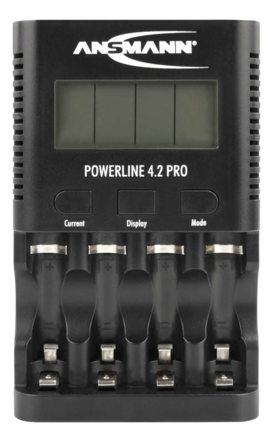 Ansmann Powerline 4.2 Pro Batterieladegerät 4× – für NiMH AA/AAA – LCD-Display