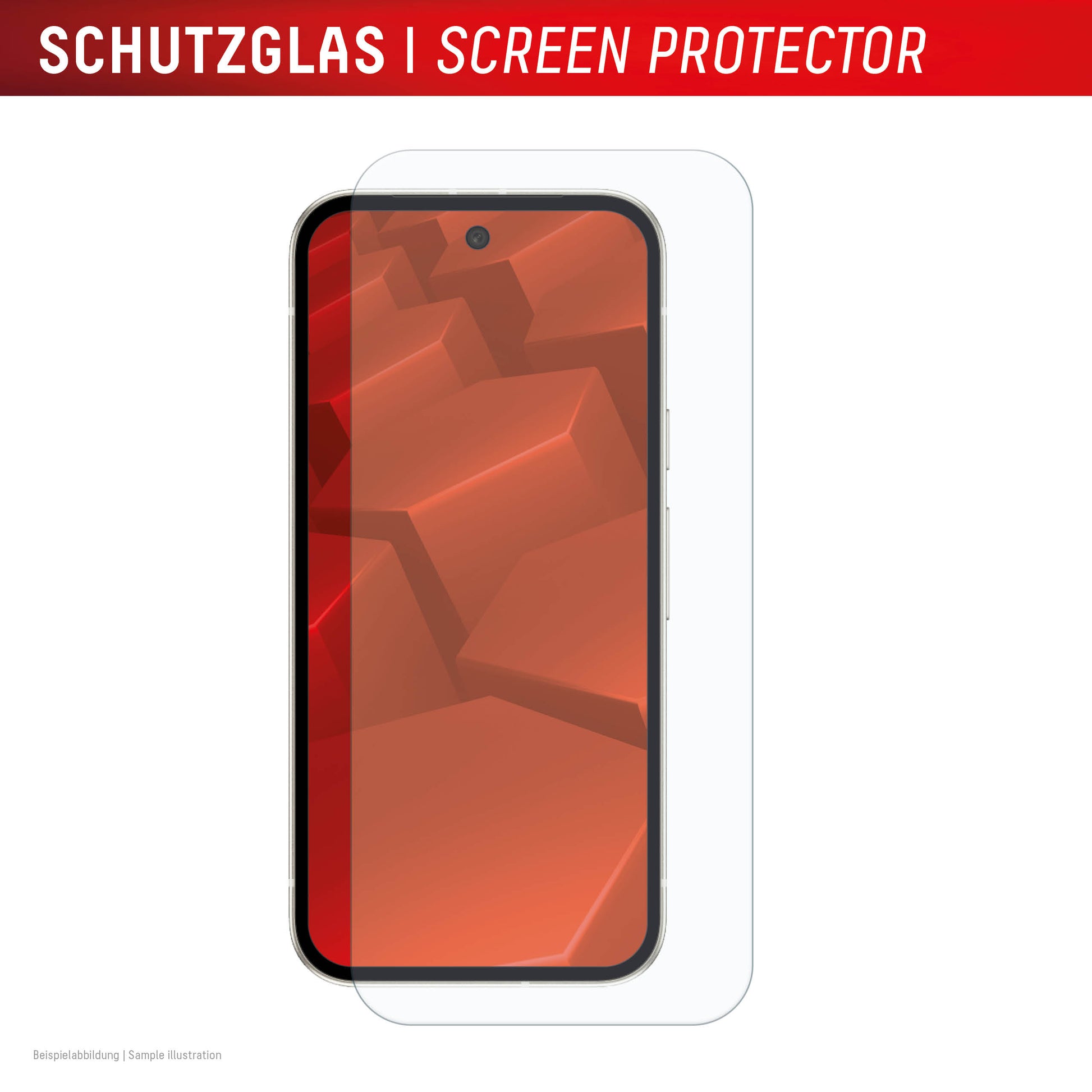 Displex Displayschutz (Panzerglas), 10H – für Pixel 9a – mit Applikator