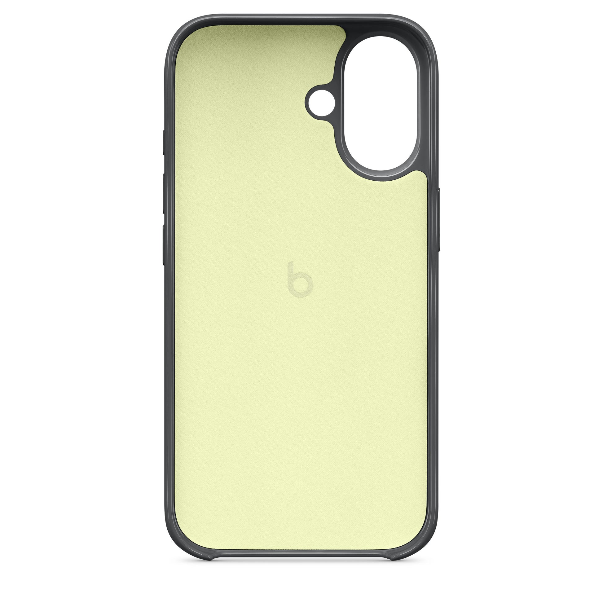Apple Beats Backcover – für Apple iPhone 16, MagSafe, PC+TPU+Mikrofaser, Nachtschwarz