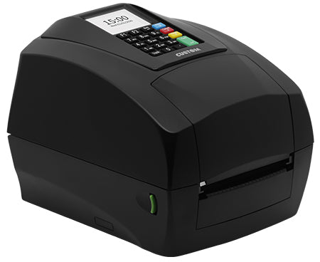 CUSTOM D4 302-K – Beschriftungsgerät, USB, RS-232, mit Display und Tastatur