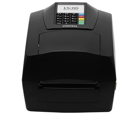 CUSTOM D4 302-K – Beschriftungsgerät, USB, RS-232, mit Display und Tastatur