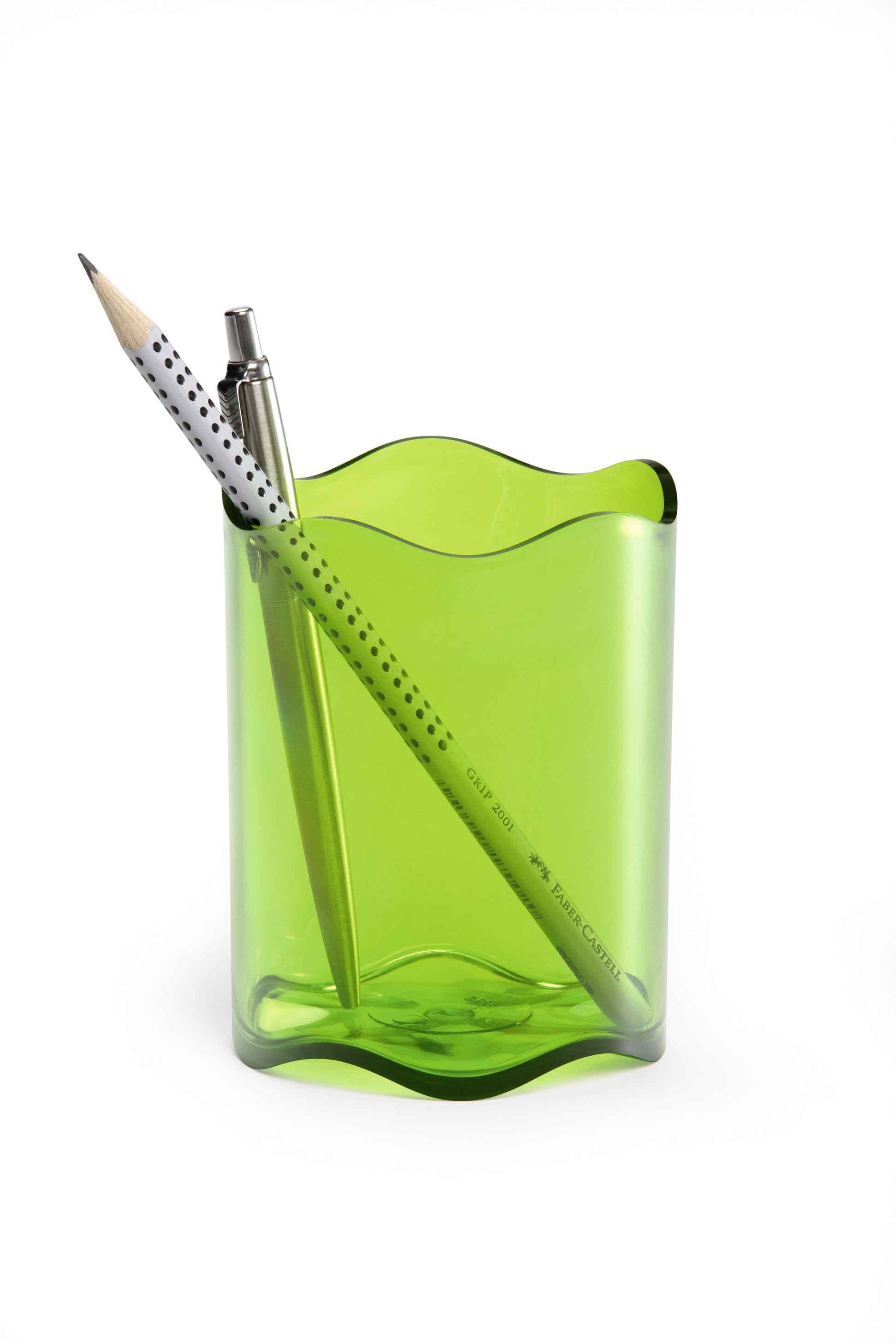 Durable Stifteköcher Trend – 1 Fach, Grün, Ø 80 × 102 mm, 1 Stück