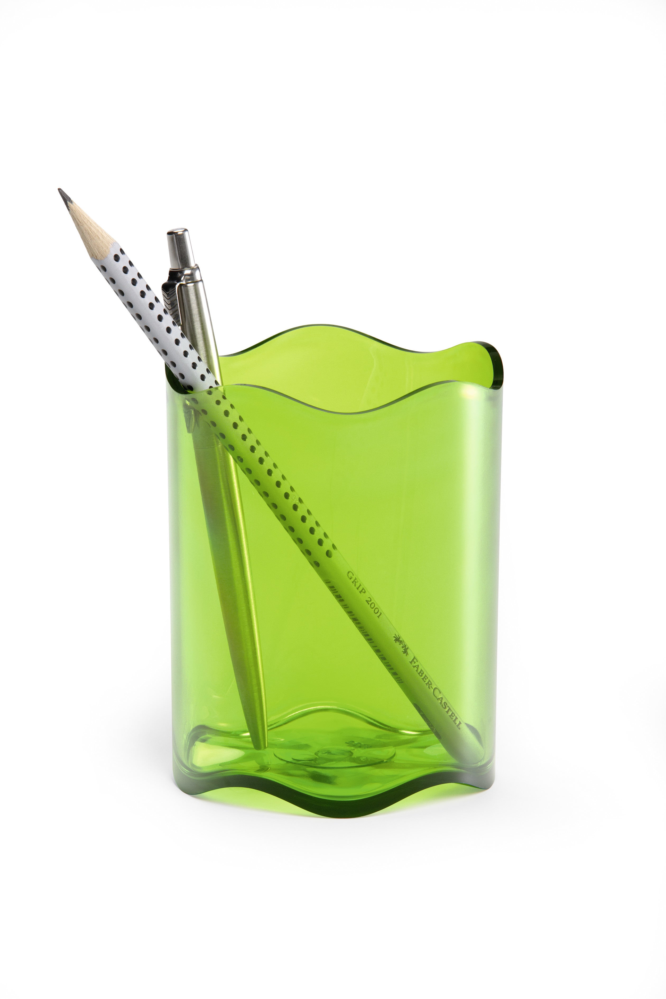 Durable Stifteköcher Trend – 1 Fach, Grün, Ø 80 × 102 mm, 1 Stück