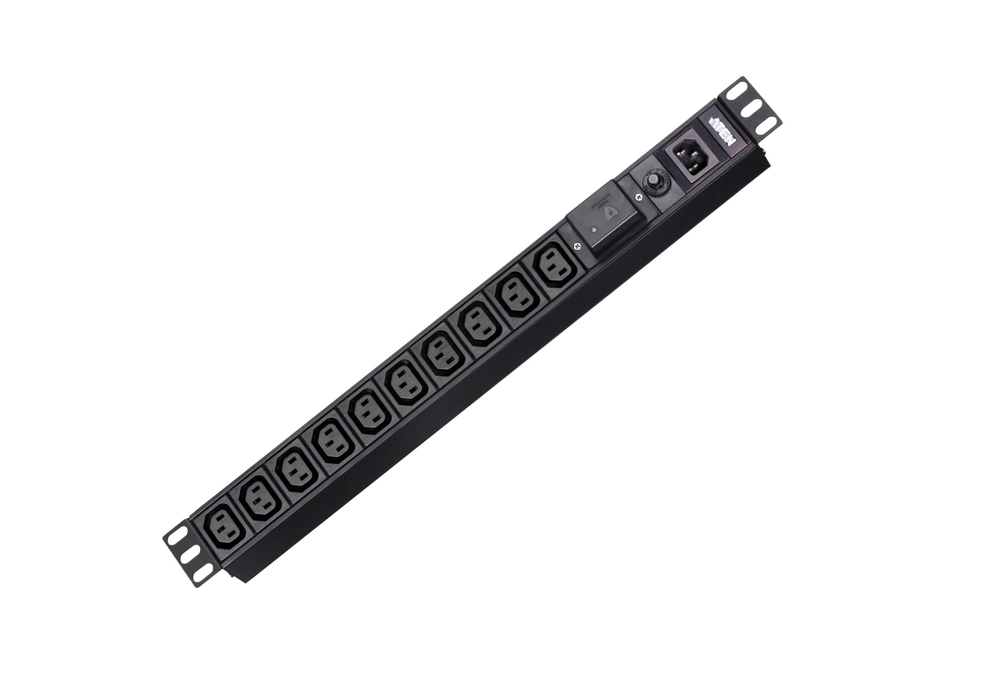 ATEN PE0110S – Rack-PDU Basic, 10× IEC C13, 10 A, 1U horizontal, 2,4 kW