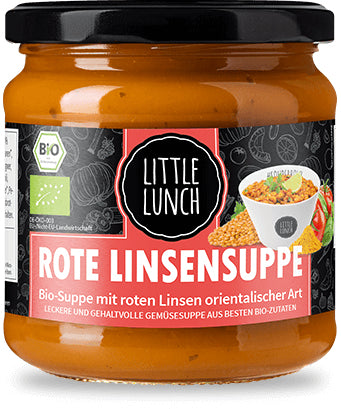 Little Lunch Bio Rote Linsensuppe – 350 ml