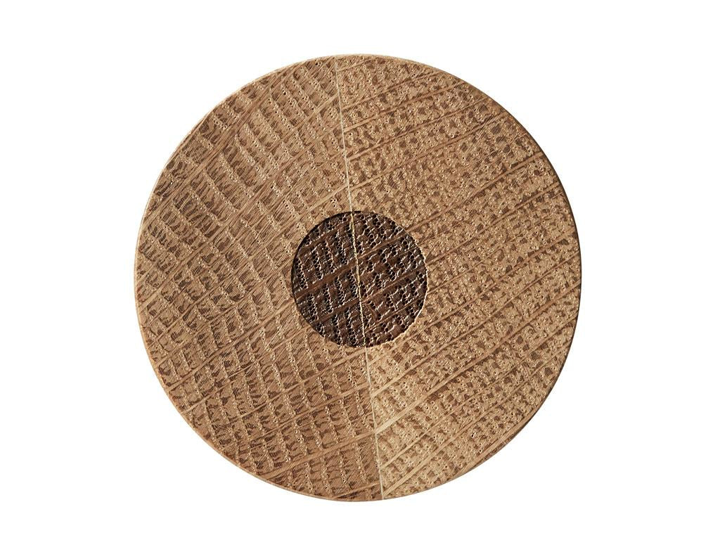 BITZ Salz- und Pfeffermühle 16,7 cm, Eiche/Keramik, Dunkelblau, 2er-Set