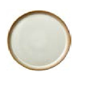 BITZ Speiseteller – 6er Set, Ø 27 cm, Steinzeug, Creme