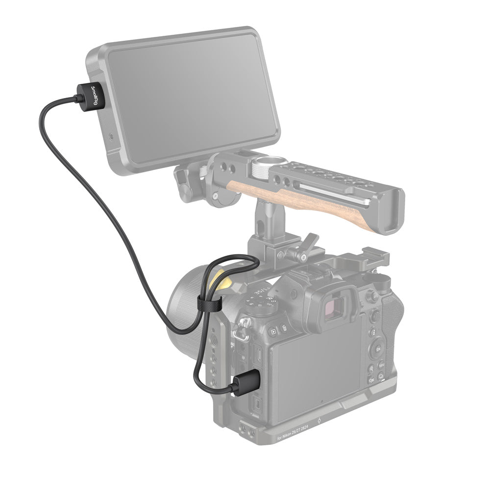 SmallRig Mini-HDMI auf HDMI Kabel HDMI 2.0 4K 60 Hz – 0,55 m